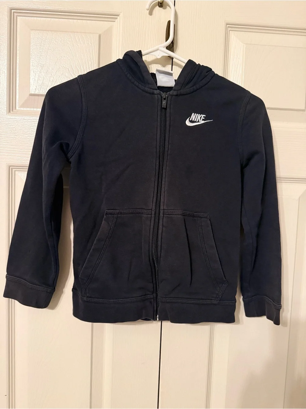 Nike Kids black Zip-Up Hoodie